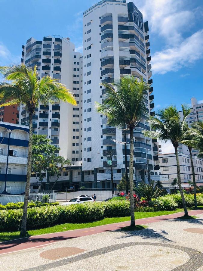 Apto Com Vista Mar Pe Na Areia Praia Grande  Exterior foto