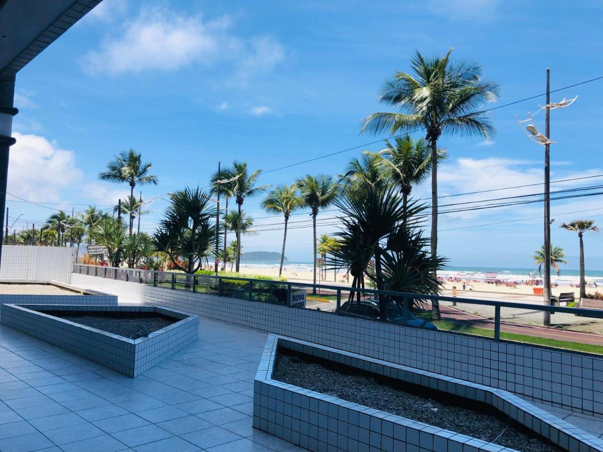 Apto Com Vista Mar Pe Na Areia Praia Grande  Exterior foto